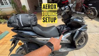 AEROX Luggage Setup - Scooter Touring Setup for North East Trip