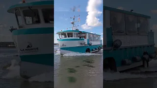 Amphibious Ferry Tatihou III at Low Tide