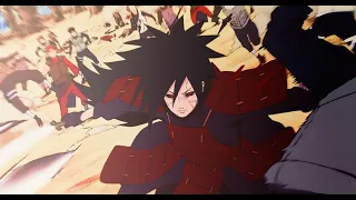 Madara Vs Alianca Shinobi Legendado  Madara Lança 2 Meteoritos nos Shinobis