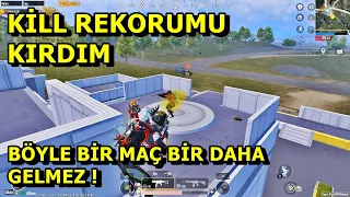 KİLL REKORUMU KIRDIM ! ŞİMDİYE KADAR OLAN TÜM MAÇLARI UNUTUN  SOLO VS SQUAD PUBG MOBİLE