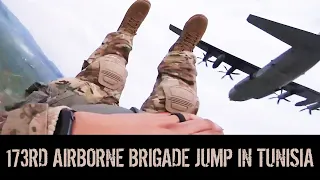 173rd Airborne Brigade Airborne Jump in Tunisia - 13TAC MILVIDS