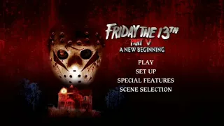 Friday the 13th Part 5 A New Beginning (1984) DVD Menu