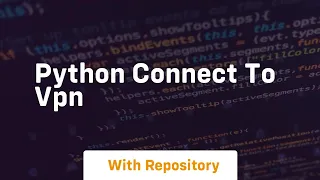 python connect to vpn
