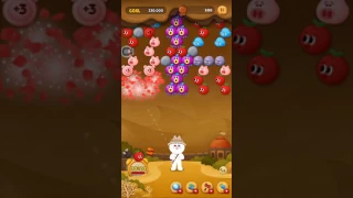 Line bubble game 2 level 761 라인버블 레벨 761LINE バブル２stage 761