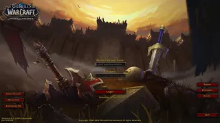 Battle For Azeroth Login Screen