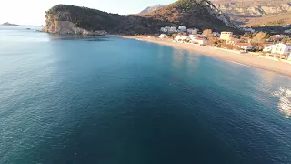 Пляж Булярица с дрона весна 2024 год | Buljarica Beach from drone spring 2024