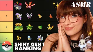 ASMR ✨ Pokemon Tier List! ✨ ((Kanto Shinies)) Clicky Whispers & Keyboard Typing!~