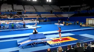 GRIEVE Danielle (CAN) W - 2019 Trampoline Worlds, Tokyo (JPN) - Qualification Double Mini R2