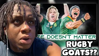 American Reacts to Size Doesn't Matter | Faf De Klerk & Cheslin Kolbe Rugby Tribute