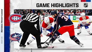 Canadiens @ Blue Jackets 11/17 | NHL Highlights 2022