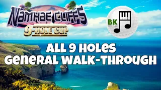 Namhae Cliffs 9-Hole Cup Walkthrough, all Holes 1-9 | Golf Clash Tips & Guide |