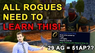 All Rogues NEED to Learn This! - Stat Priority & Gear Selection Explained