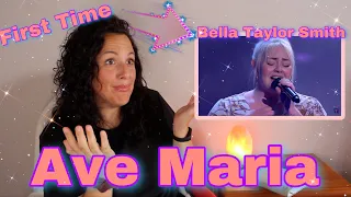 First Time Reacting to Bella Taylor Smith | Ave Maria - The Blind Auditions The Voice | I NEED MORE!