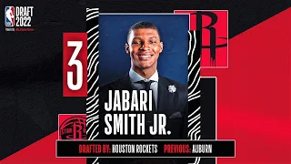 Jabari Smith Goes 3rd Overall In The 2022 #NBADraft