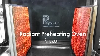 Radiant Preheating Oven 2 x MFB500 l FiberTech by PP Systems