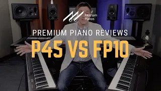 🎹Yamaha P45 vs Roland FP10 Digital Piano Review, Comparison, & Demo🎹