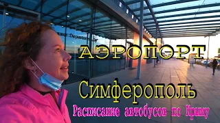 Крым Аэропорт. Сравнили цены такси или автобус? Симферополь впервые в аэропорту.