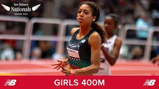 Girls 400m - New Balance Nationals Indoor 2024