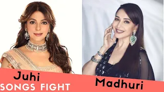 #Back2Back | Madhuri Dixit VS Juhi Chawla Songs Fight! | Who Dances Better?