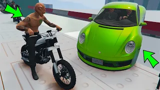 GTA 5 ONLINE 🐷 PORSCHE VS MOTO !!! 🐷 LTS 🐷DAJE !!