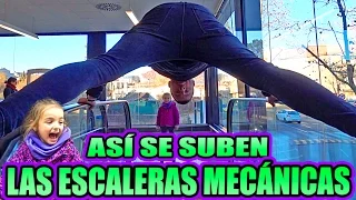 LOCURAS EN ESCALERAS MECÁNICAS ·VLOG·