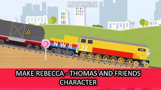 Make  a Rebecca - Thomas and Friends Train in Labo Brick Train Game #TrainGame