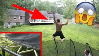 HOW TO MAKE YOUR TRAMPOLINE BOUNCIER! (EASY)