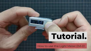 How to use the hotshoe light meter EM-01