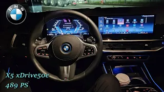 2023 BMW X5 xDrive50e 489 PS NIGHT POV DRIVE TOPSPEED Freiburg (60 FPS)