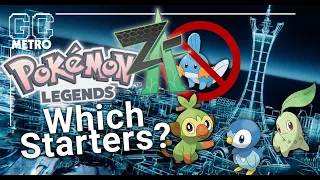 Which Pokemon Will be Starters in Pokemon Legends Z-A?