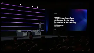 AWS re:Invent 2022 - What we can learn from customers: Accelerating innovation at AWS Security
