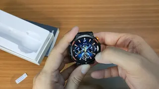 Smartwatch HT17 unboxing and quick menu view
