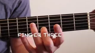 How to play a Cm7 chord on guitar