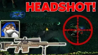 DOTA SNIPER HEADSHOT! 100% ACCURACY (BEYOND GODLIKE)