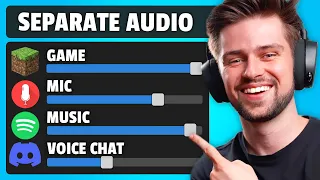 How To Split Your Audio In OBS (game, mic, music, voice chat)