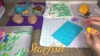 Tutorial Making fondant Sea Shell, Star fish