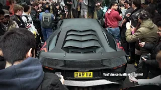 2Million Swarovski Crystals Lamborghini Aventador SV Causes Chaos in London