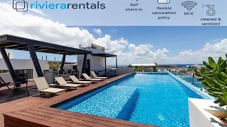 Luxurious and new 2 bedroom apartment with private jacuzzi, Playa del Carmen