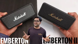 Marshall Emberton VS Emberton 2 Bluetooth Speaker ⚡⚡ Detailed Comparison ⚡⚡