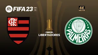 Flamengo x Palmeiras| Jogando Libertadores com o Flamengo FIFA 23 | Final