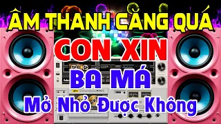 MỞ Nhỏ Được Không, Nhạc Test Loa CỰC CHUẨN 8D - Nhạc Disco REMIX Bass Căng Quá Xá - Nghe Tê Cả Má