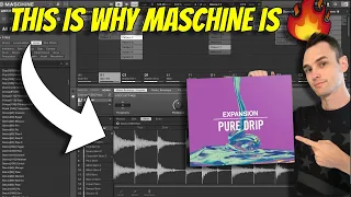 Making a CRAZY BEAT with Maschine Expansion Pure Drip