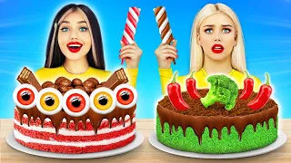 Décoration de Gâteau Riche VS Pauvre | Idées de décoration de desserts cher vs pas cher par RATATA