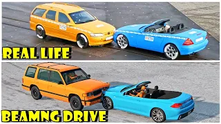 Crash test | Beamng drive vs Real life #9