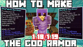 How to make The God Armor in Survival 1.18/1.19