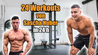 24 SASCHA HUBER WORKOUTS IN 24 STUNDEN CHALLENGE