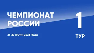 Чемпионат России по футболу. 1 тур. 21-22 июля 2023 года