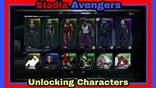 Stadia Avengers  |  Unlocking Characters