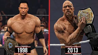 All Of The Rock World Championship Wins! (WWE 2K)