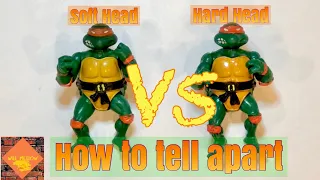 How to Tell if 1988 Teenage Mutant Ninja Turtles Action Figure is a Soft Head